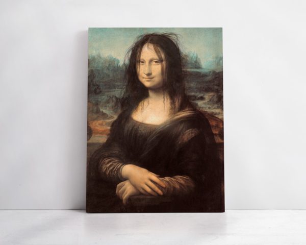 Obraz Mona Lisa Ciężki Poranek Bad Hair Day Rajskie Wnętrza